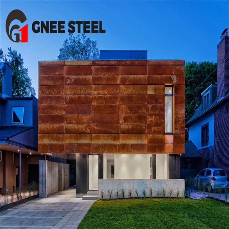 Weathering steel: Exploring diversity in architecture and interior design-3